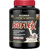 ALLMAX Nutrition - ISOFLEX - 100% Ultra-Pure Whey Protein Isolate - Cookies & Cream - 5 Pound