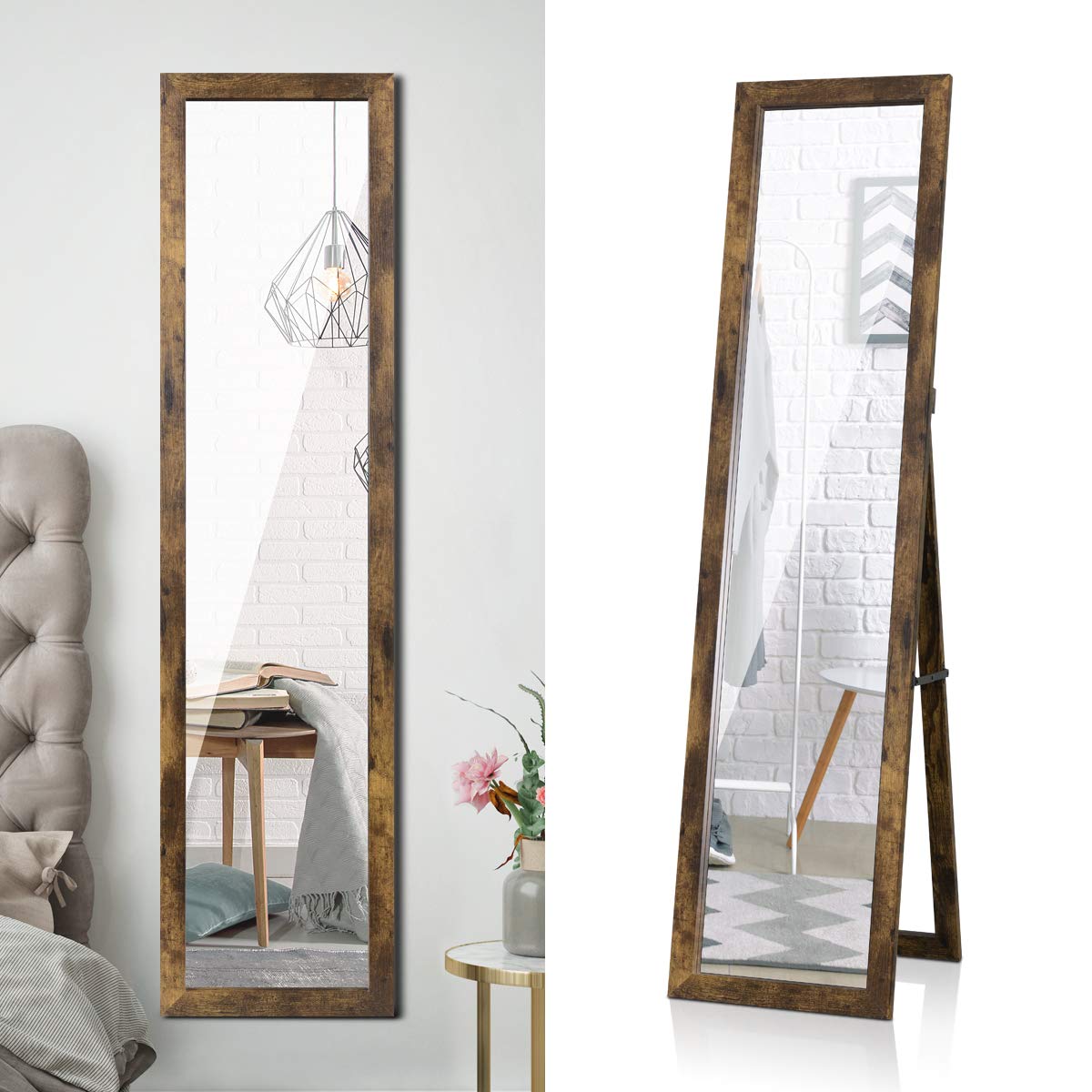 Buy XCSOURCE Full Length Mirror Floor Mirror Hanging Standing or
