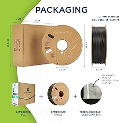 Polymaker Matte PLA Filament Matte Fossil Grey