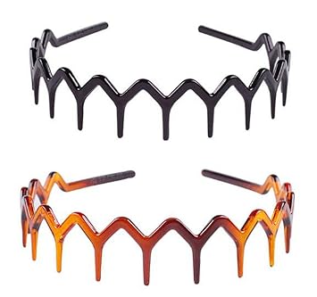 Buy Sumddy A 4pcs Comfortable Shark Tooth Comb Headband Zigzag