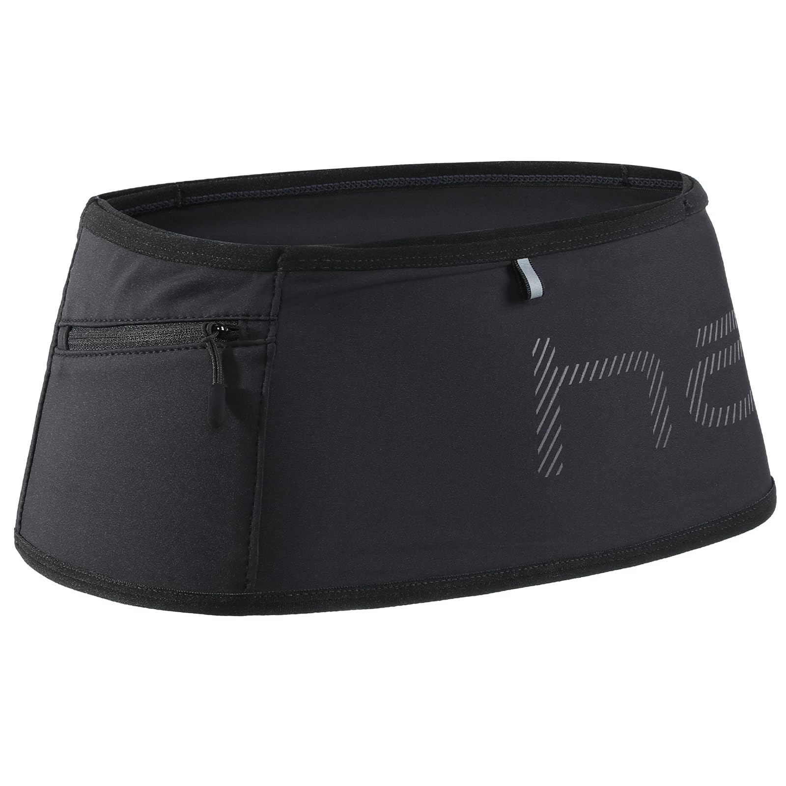 Photo 1 of Haimont Running Belt Waist Pack, Ultra Comfortable Fanny Pack, Adjustable Moisture Wicking Waist Storage Belt Bag for Trail Run, Men and Women, Black, M