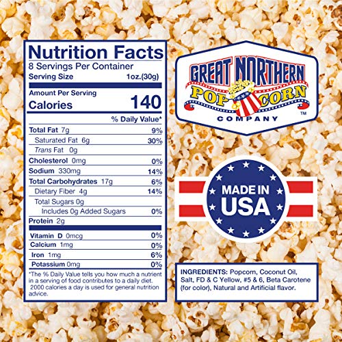 GREAT NORTHERN POPCORN COMPANY Popcorn Packs, PreMeasured, Movie