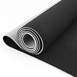Kefly Black Suede Headliner Fabric 96" L × 60" W