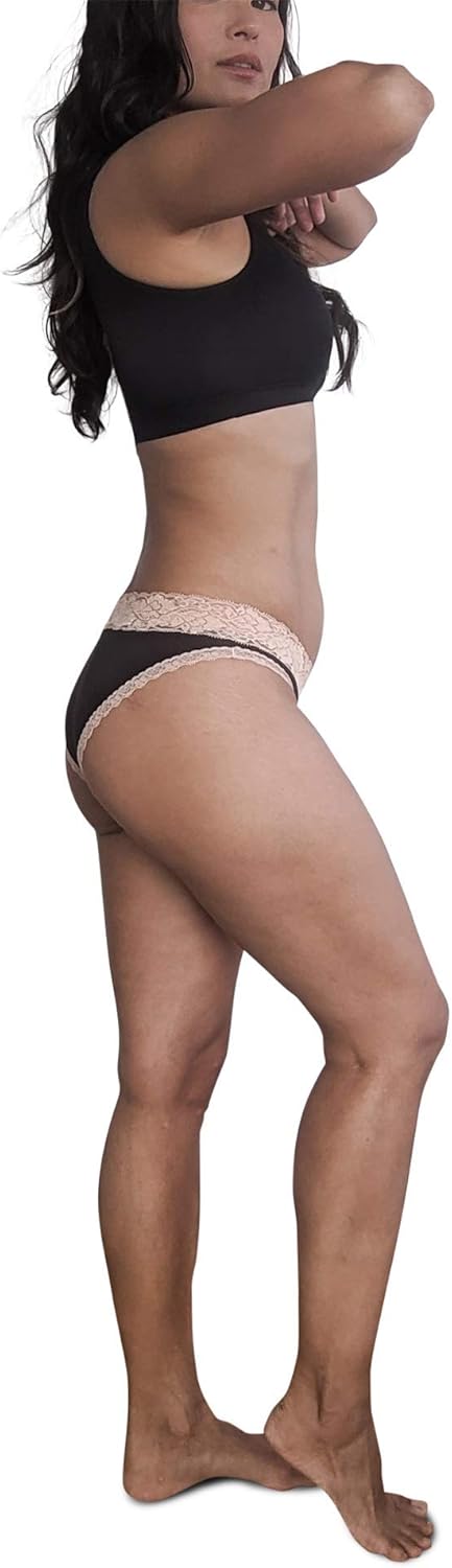 Sexy Basics Womens 12 Pack Bikini Panties Cotton-Spandex Lace Underwear/Ultra-Soft Cotton Stretch Underwear at  Women’s Clothing store