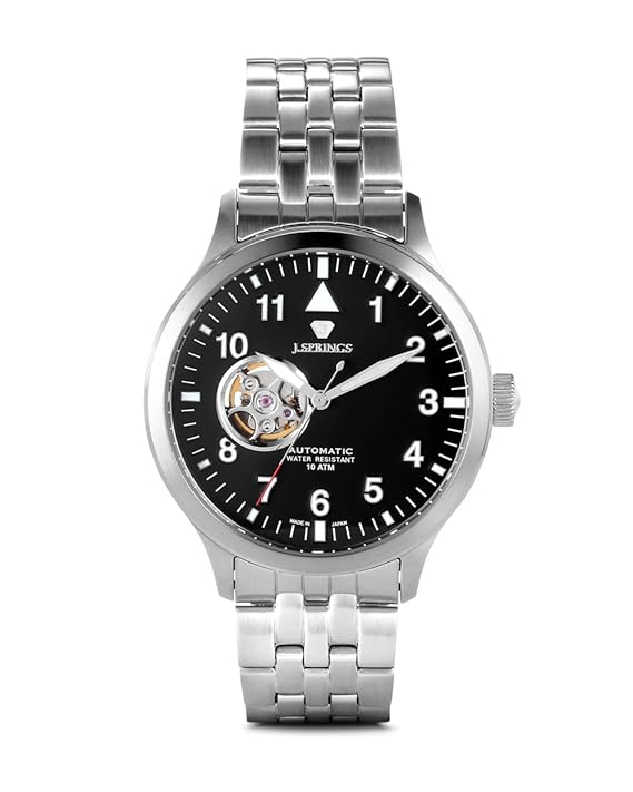 J. Springs BEF001 – Herren-Armbanduhr, Edelstahl INOX, Farbe: Silber