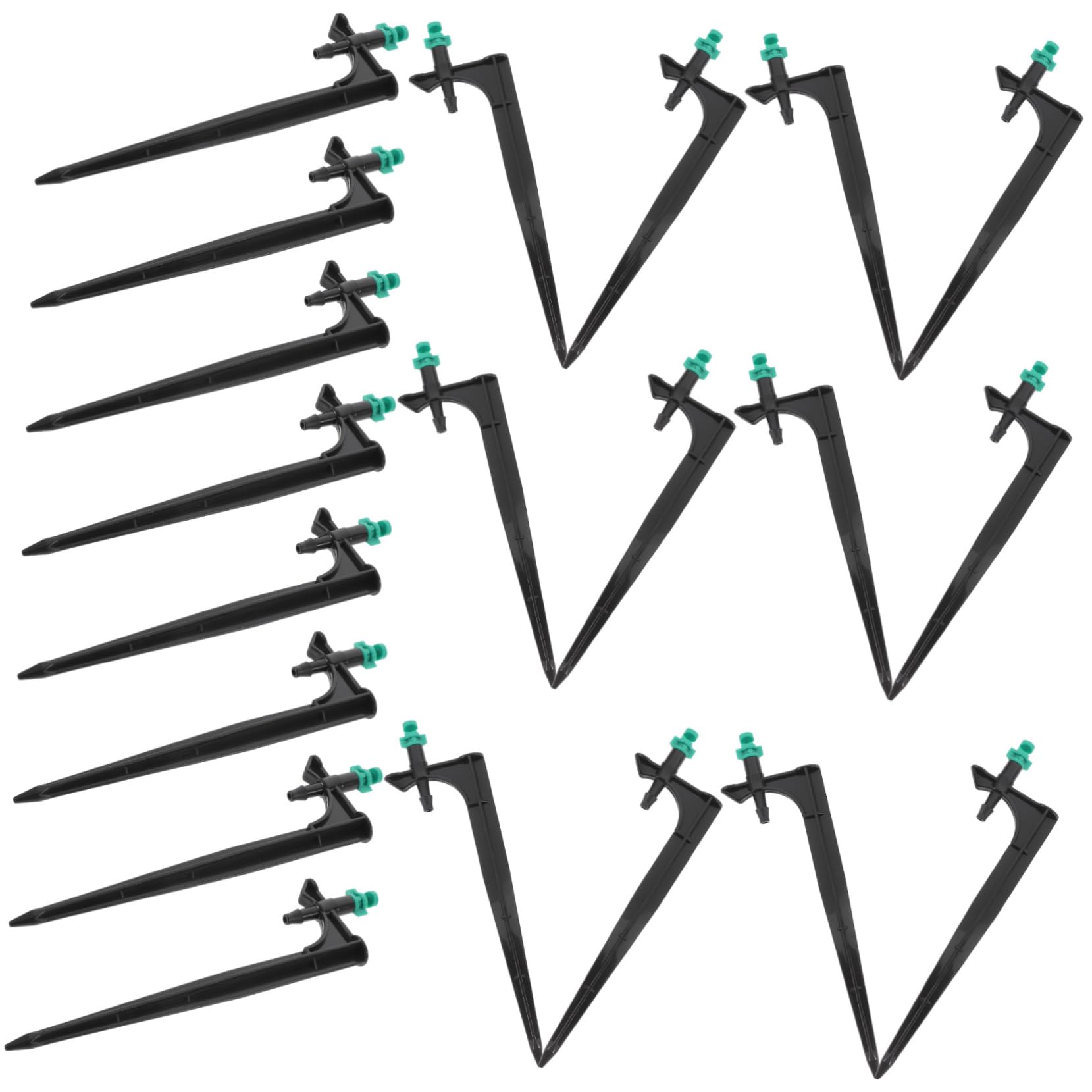 Milisten 20pcs Orchard Watering Sprinkler Head Irrigation Atomizing Sprayer Nozzle Spike Sprinkler Plant Grow 180 Degree Reptile Cork Spike Misting Nozzle Plastic Sprinkle Water Plunger