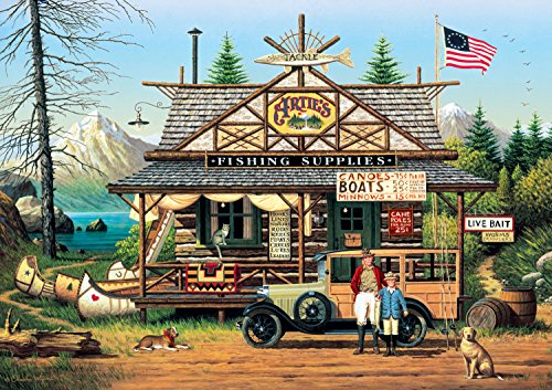 Buffalo Games Charles Wysocki - Proud Lil' Angler - 300 Large Piece Jigsaw Puzzle