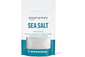 Amazon Grocery, Sea Salt, Fine Ground, 16 Oz (Previously Happy Belly, Packaging May Vary)