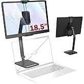 Hnfrwd Portable Monitor Stand Holder for 6-18.5 Inch,Universal Desktop Version Expandable Display Base Adjustable Portable Mo