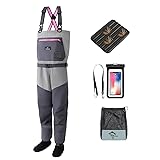 Trudave Women's Fishing Waders, Insulated Chest
