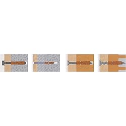 Mungo 1000080 Dübel 8X 40 Orange MN Dowels 8 x 40