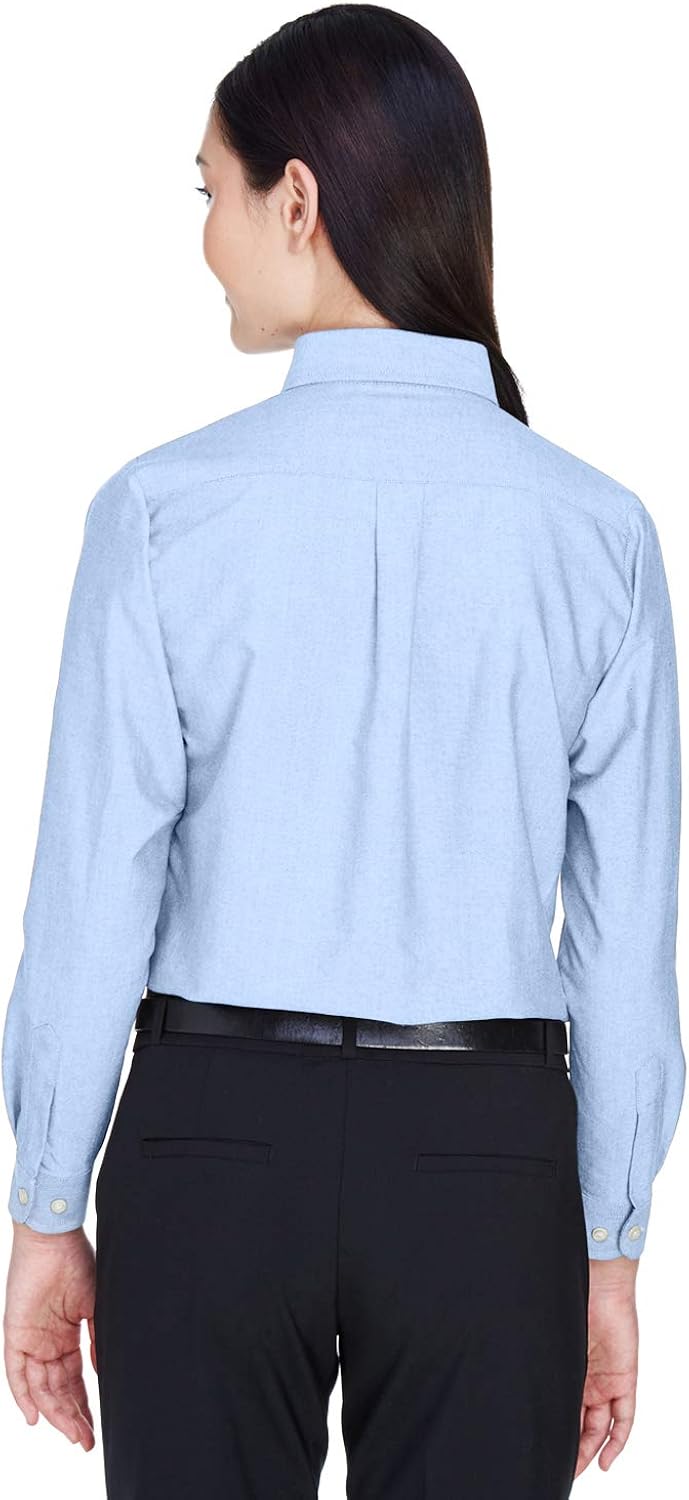 Ultraclub Women S Wrinkle Free Long Sleeve Oxford Shirt At Amazon