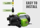 VEATON 800W Portable Garden Booster Pump 1in Female Thread 4m Hose view 7