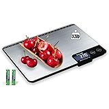 TICWELL Essential Food Scale 33lb Digital Kitchen Scale Weight Grams Oz for Cooking Baking Multifunction Food Scale 1g Precis