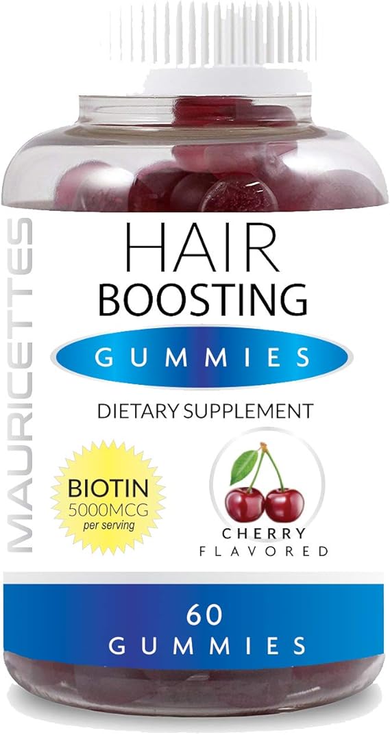 Hair Boosting Gummy Vitamins Packed with 5000 mcg Biotin