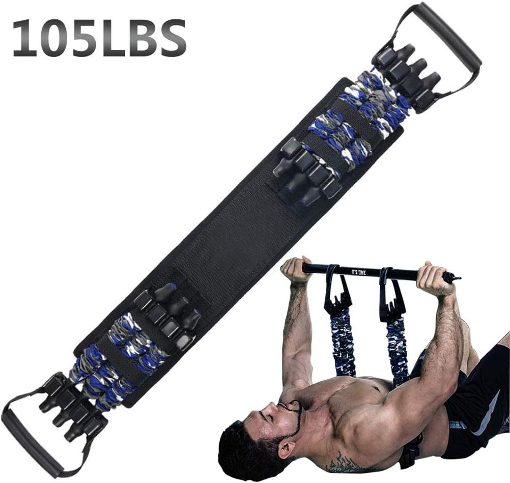 Sunsign Adjustable Bench Press Assistance Resistance Bands Removable Chest Expander with Resistance Bands