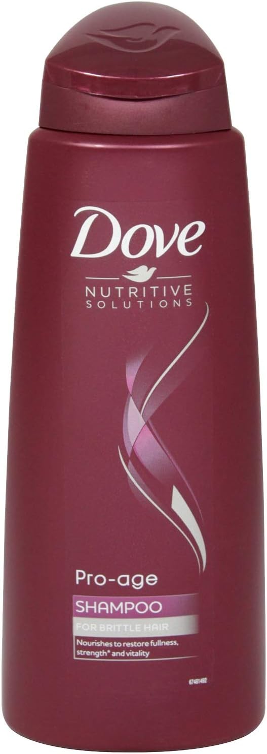 Dove Pro Age Shampoo, 400 ml, Red, 400 ml (Pack of 1)