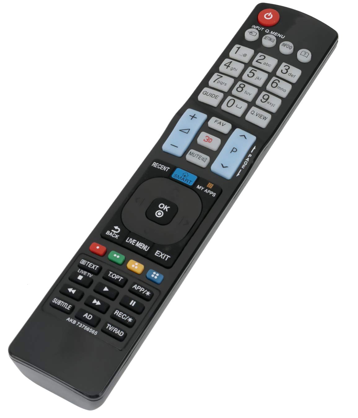 VINABTY AKB73756565 Replacement Remote Control Fit for LG TV 42LB630V-ZA 42LB631V-ZL 47LB630V-ZA 47LB631V-ZL 55LB630V-ZA 55LB631V-ZL 32LB650V-ZA 32LB652V-ZA 55LB675V-ZA 55LB677V-ZC 55LB679V-ZF
