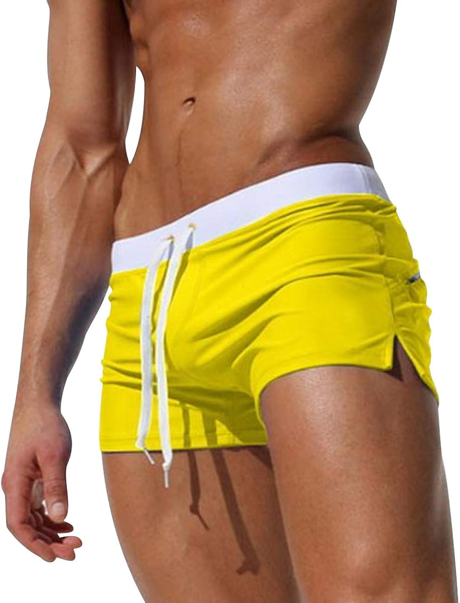 Bañador Hombre Rayas Flores, Secado Rápido, Con Forro Malla, Tallas S-4XL, Elástico