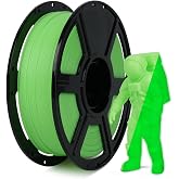 FLASHFORGE Glow in The Dark Rapid PLA Filament 1.75mm, High Flow Speedy 3D Printer Filament Luminous Green, Max 500mm/s High-Speed Printing, High Brightness and Long-Lasting Glowing Effect