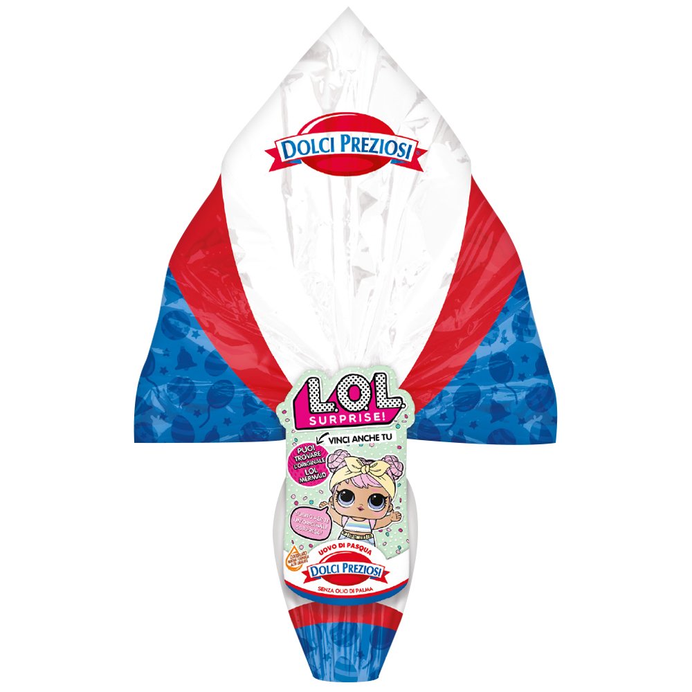 UOVO PASQUA DOLCI PREZIOSI GR 200 L O L SURPRISE FINISSIMO UOVO PASQUA DOLCI PREZIOSI GR 200 L O L SURPRISE FINISSIMO CIOCCOLATO AL LATTE Amazon Alimentari e cura della casa