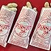 Outside the Box Papers Paper Peanut Bags - Red White - 100 Pack
