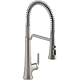 KOHLER 23765-VS Tone Semi Professional Kitchen Faucet, Vibrant Stainless