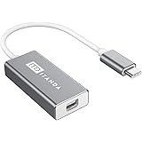 USB Type C Adapter,ITANDA USB C Type to Mini DisplayPort/Mini DP Adapter Cable With Aluminium Case Support 4K resolution for Apple New Macbook 2016, ChromeBook Pixel - Grey