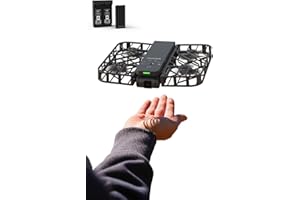 HOVERAir X1 Drone with Camera, 125g Foldable Self-Flying Drone that Follows You, Mini Drone with HDR Video Capture, Palm Takeoff, Intelligent Flight Paths, Hands-Free Control Black (Combo)