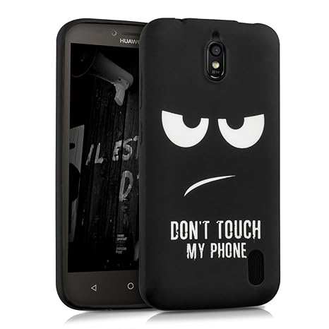 kwmobile Huawei Y625 Hülle - Handyhülle für Huawei Y625 - Handy Case in Weiß Schwarz