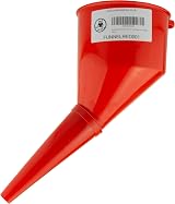 Cost Wise Angled Fuel Funnel Red with Built In Washable Filter and Handle view 4