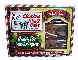 Old Fashion Claxton Bakery Fruit Cake World Famous Quality Tradition 3 Lbs.