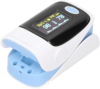 Finger Tip Pulse Oximeter, Portable Household Fingertip Oximeter Blood Oxygen Meter, Fast Measuring Spo2 Blood Oxygen Saturation Device, Digital LED Heart Rate Monitor for Adults Children