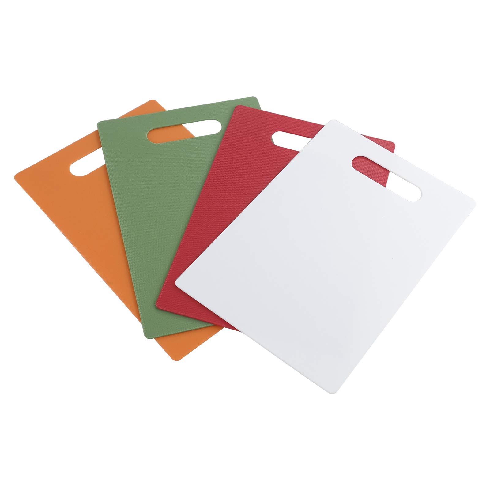 Xowine Colorful Plastic Chopping Boards, Kitchen Cutting Board, Set of 4