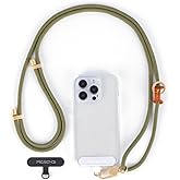 project-cb Cell Phone Lanyard 1,Phone Tether Tab 2,Phone Crossbody Strap,Lanyards for Around the Neck,Adjustable Phone Strap(Green-G)