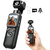 VETEK 4K Vlogging Camera,75MP Pocket Digital Camera with 330&deg; Rotating Lens | YouTube Camera WiFi,1.72" Touch Screen,Face Tracking,16GB TF Card &amp; Tripod,Handheld Camera for Daily Recording