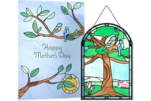 Lovepop Mothers Day Robins Suncatcher Card (Mothers Day Robins)