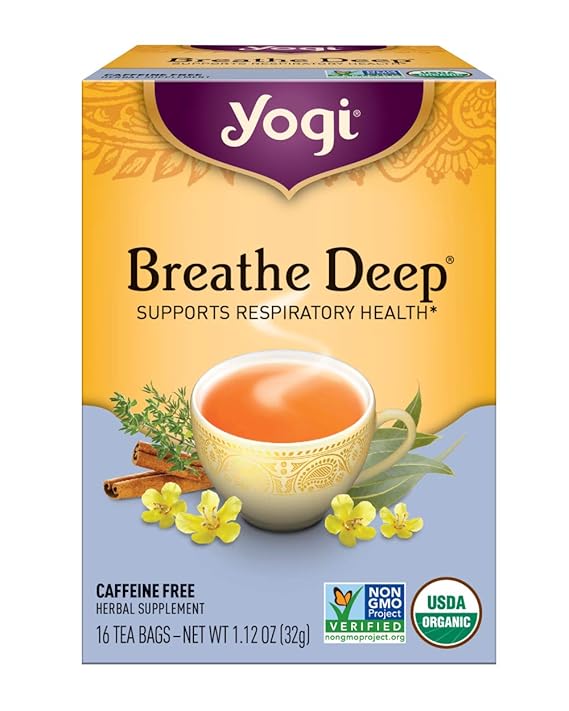 Yogi Tea, Breathe Deep, 16 Count Herbal Teas Grocery