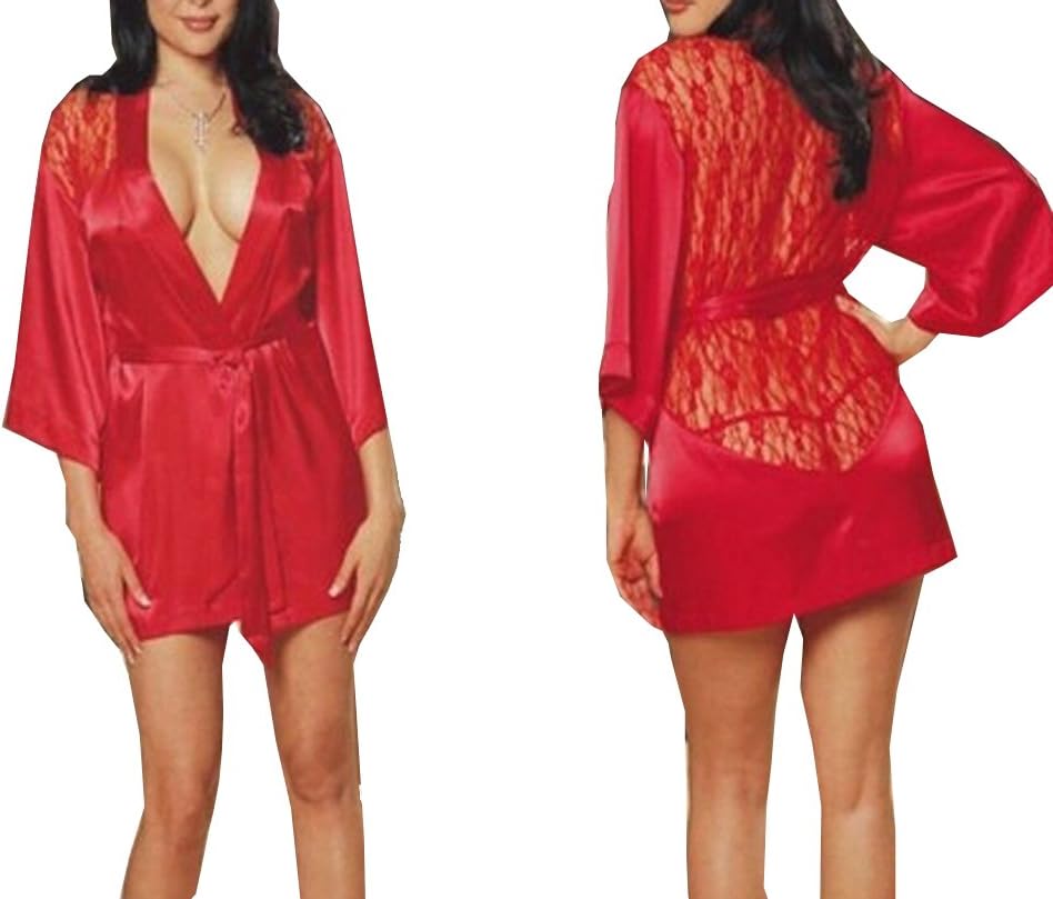 Women Sexy Lace Babydoll Lingerie Sets Sleepwear Gown Nightwear