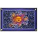Psychedelic Sleeping Sun Tapestry Wall hanging Celestial Sun and moon Tapestry dorm decor Hippie Bedding Bohemian Bedspread Bed cover Beach Blanket Yoga mat