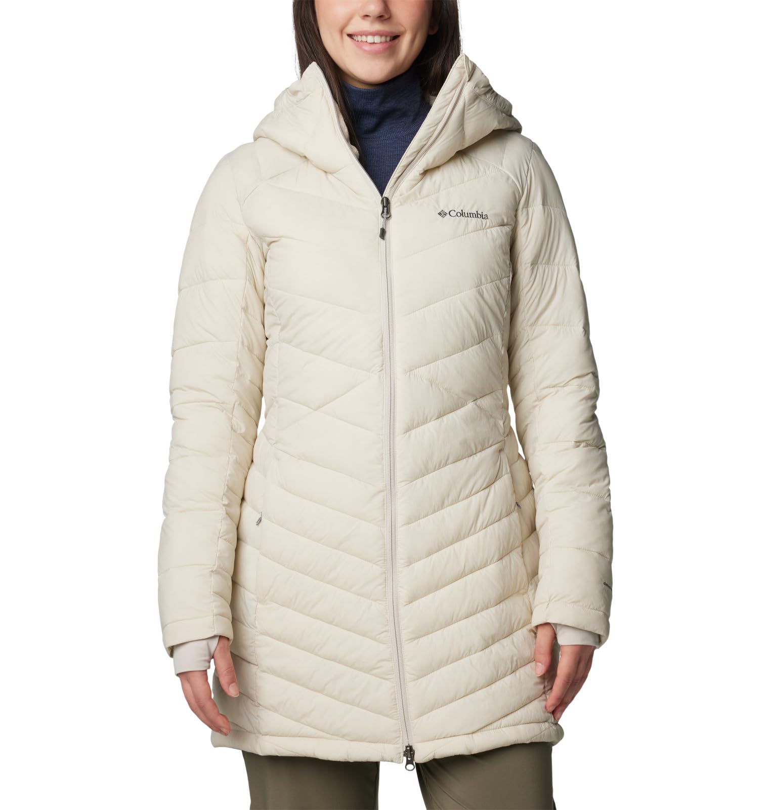 Columbia Women’s Joy Peak II Mid Jacket, Dark Stone, Medium