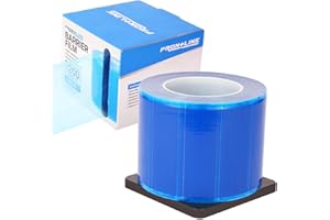Frontline Dental Barrier Film Roll 4" x 6" Medical Grade Surface Protection Easy Peel Residue Free Tape with 1200 Perforated Sheets for Dental, Medical, Tattoo, and Beauty (Blue)