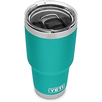 YETI Rambler 30 oz Tumbler, Stainless Steel, Vacuum Insulated with MagSlider Lid, Aquifer Blue