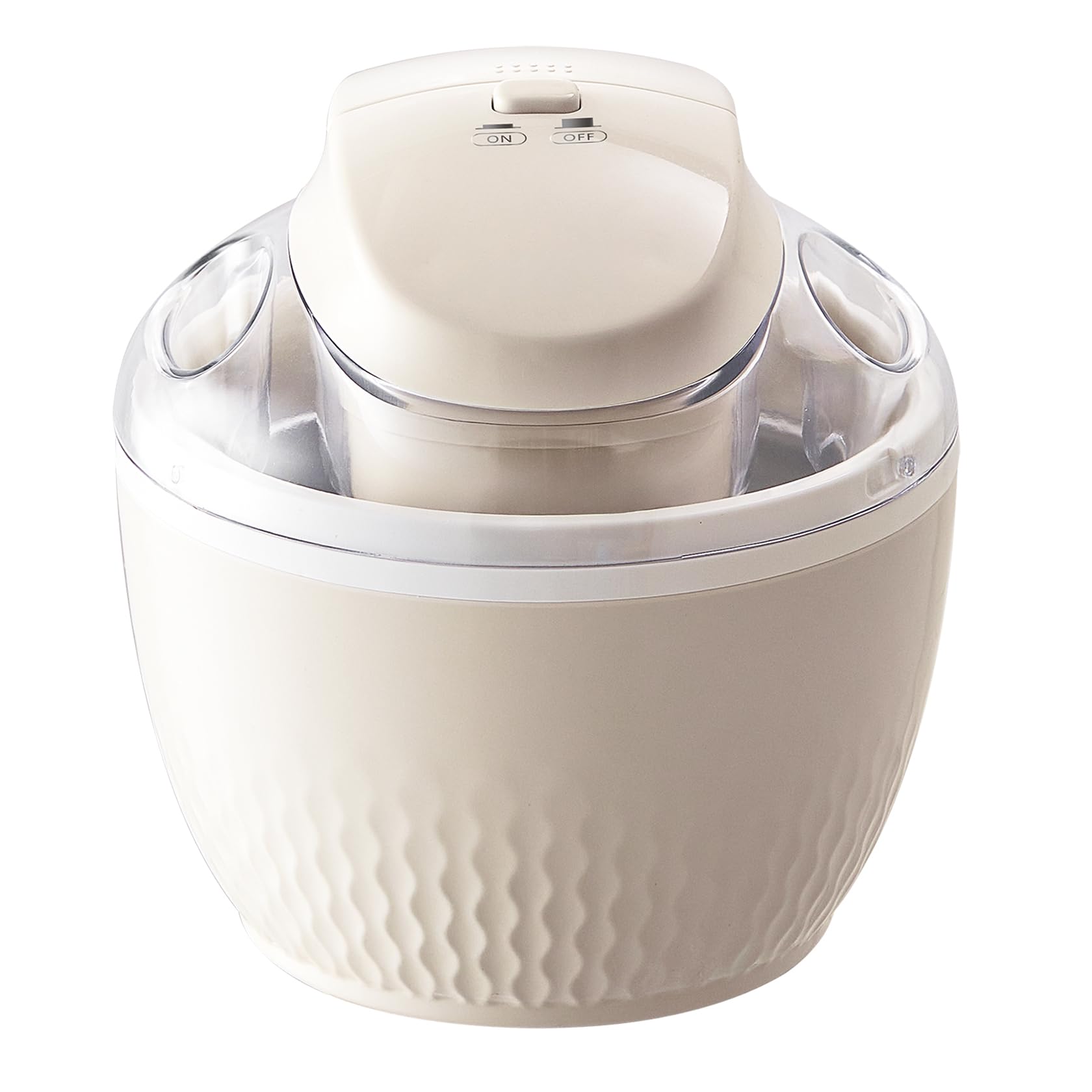 Photo 1 of LEQOS Electric 1.0 Quart Ice Cream Maker, Frozen Yogurt, Sorbet & Gelato Maker Machine Homemade Dessert Maker in 15 Minutes (Beige, 0.5 Quart)