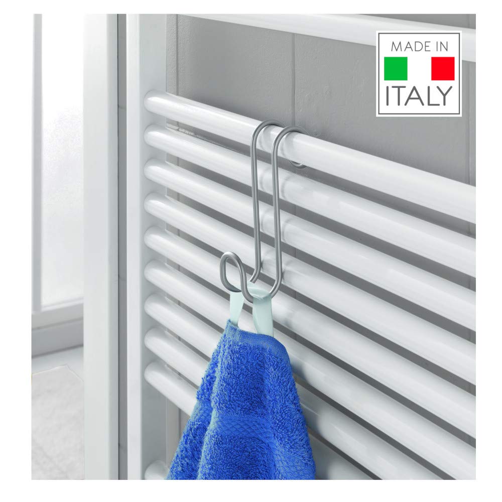 Metaltex "Radius Single Hook, Silver