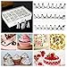 Cake Decorating Kit, supplies includes 24 Icing tips, Most Popular Professional Stainless Steel Icing Tip Tools, Perfect for Beginner or Professional , Ice those Cakes Pastries, Cookies