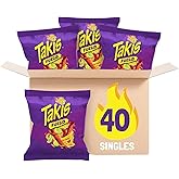 Takis Fuego 40 Count 1 oz Snack Size Multipack - Extreme Spicy Rolled Tortilla Chips Hot Chili Pepper &amp; Lime Flavored