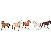 Schleich Horse Club - 5PC Horse Figurine Playset - Realistic Horses for Girls and Boys - Equestrian Toy Set for Kids Ages 5+ | 77725
