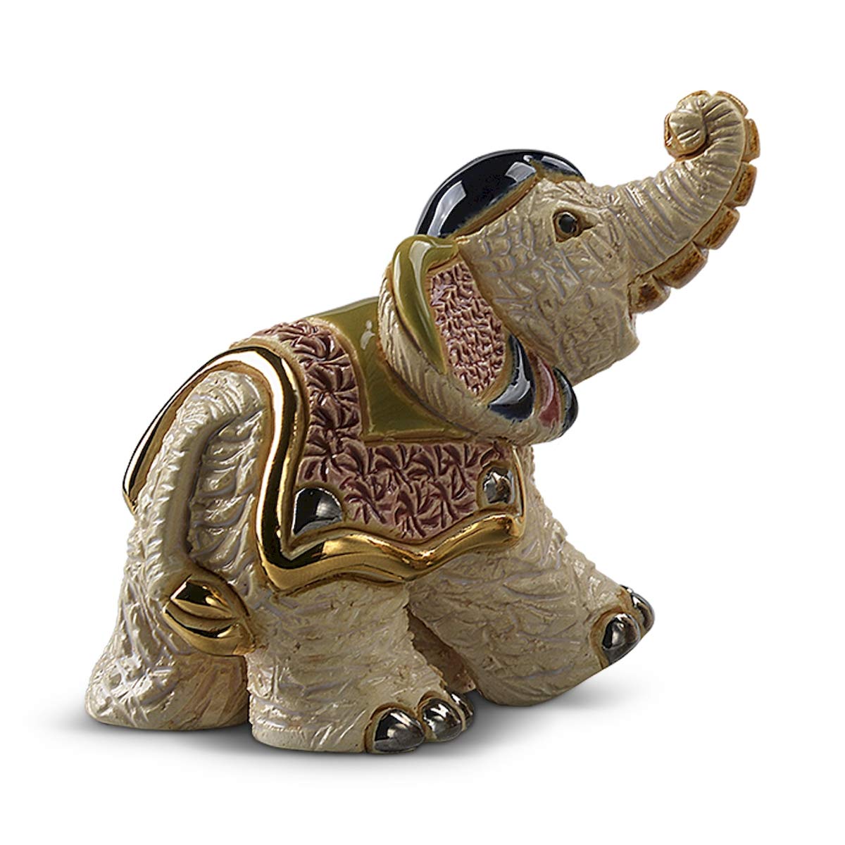 De Rosa Rinconada - Baby Indian Elephant Ceramic Figurine II.