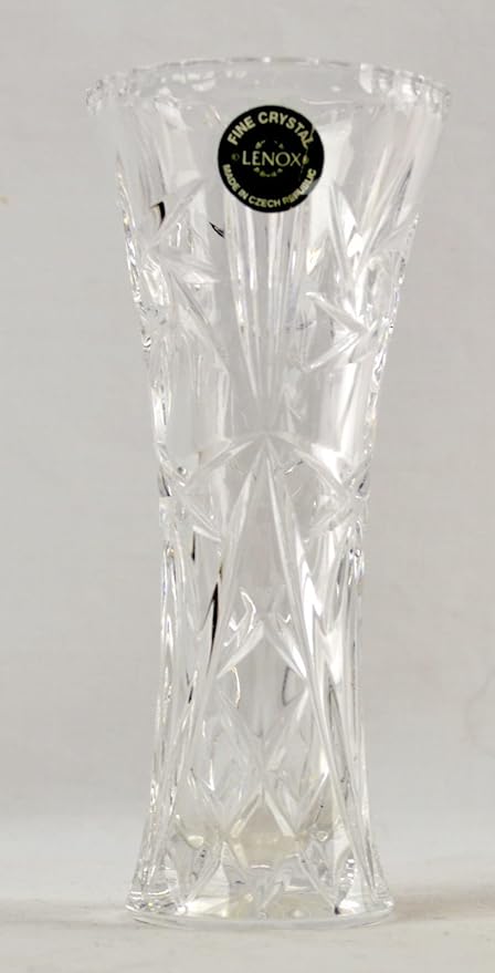 Lenox Crystal Vase Made In Czech Republic Amazon Co Uk Kitchen